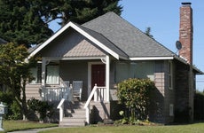 A small 1950s-style home