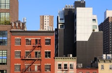 A view of city buildings